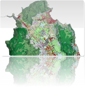 Zonizzazione e vincoli sul territorio adeguati ai D.Dir. 558 e 124\DRU\02 di approvazione Palermo Luglio 2003 - Presa D'atto Del. 7/2004 